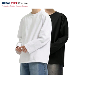 Proveedor vietnamita Precios directos Camiseta de manga larga Boxy hasta la cadera Future Dusk - Product Image 3