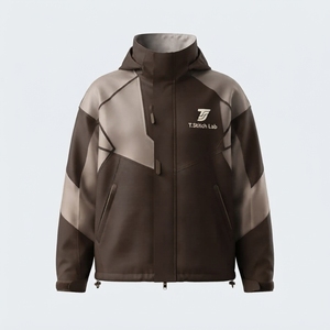 OEM Service Hot Selling Wholesale Rate Quick Dry <b>Men</b> Windbreaker <b>Jacket</b> Zipper Closure Long Sleeves Custom Logo <b>Jacket</b> - Product Image 1