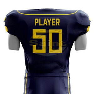 Uniforme de football américain de qualité supérieure, tenue d'équipe professionnelle, uniforme de football américain à manches courtes - Product Image 5