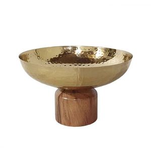 Handmade Polished Gold <b>Metal</b> <b>Bowl</b> Modern Design For Decor And Tableware Use Fruits <b>Bowl</b> - Product Image 3