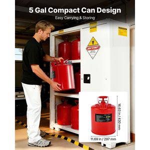 Bombola di Gas in Acciaio Inox Tipo II da 5 Galloni Certificata DOT con Coperchio Autobloccante e Arrestatore di Fiamma Flessibile per Gas LP - Product Image 4