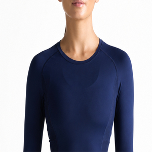 Quick Dry Women Compression Shirts Long Sleeve Running Fitness Breathable Anti-UV SEAMED Athletic Workout Yoga <b>Tops</b> Spandex - Product Image 3