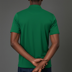 Hot Selling Custom Made Cotton Polyester Quater Zipper Polo T-Shirt For Men Solid Color <b>Classic</b> Fit Breathable Polo Shirt - Product Image 3
