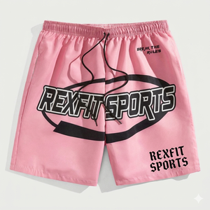 Shorts de sport REXFIT pour hommes, imprimés sur mesure, pour entraînement, course à pied, gym, fournisseur de shorts de sport légers et à séchage rapide pour hommes - Product Image 2