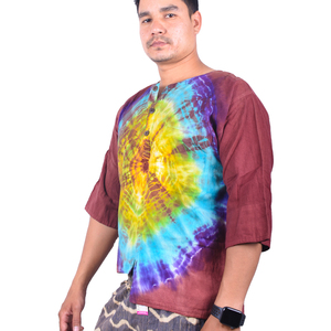ชุดคุร์ตะผ้าฝ้ายแท้ 100% พิมพ์ลายดวงตา - Product Image 1