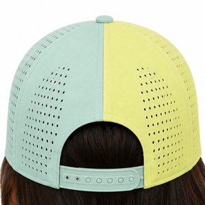 Unisex Front Rope Golf Hat Custom Embroidery Breathable Back Panels Curved Brim Adjustable Back Closure Clean Stitching Hat - Product Image 6