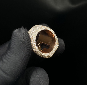 จี้เพชรโมอิสซาไนต์รูปตัวอักษร C เงินแท้ 925 ประดับเพชรเต็มตัว จี้ห้อยคอแบบฮิปฮอป ของขวัญสำหรับผู้ชายและผู้หญิง - Product Image 4