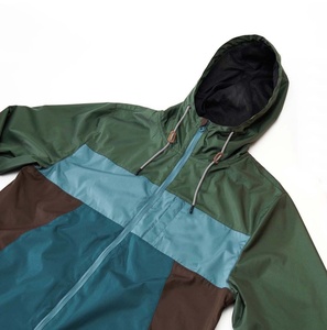Chaqueta Anorak Impermeable y Cortavientos para Exteriores, Talla Grande, Informal, con Capucha, Transpirable, para Correr - Product Image 3