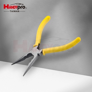 6-Inch <b>Long</b> <b>Nose</b> Pliers with Plastic Cutter Essential Auto Repair Vehicle Tools - Product Image 1