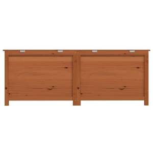 Caja de Almacenamiento Rectangular Mediana, de Madera de Abeto Sólido Marrón, para Cojines - Product Image 4