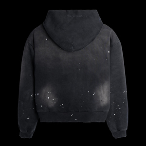 เสื้อฮู้ดดี้โอเวอร์ไซส์ผู้ชาย ผ้าฝ้าย 100% เฟรนช์เทอร์รี่ พิมพ์ลายสเปรย์ สวมใส่สบายๆ สำหรับฤดูใบไม้ร่วง - Product Image 2