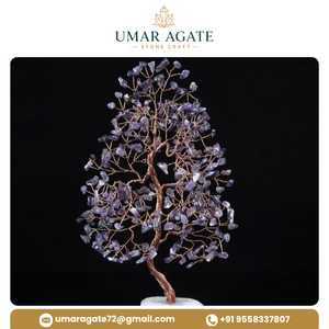 Arbre en améthyste très prisé, 10-12 pouces, avec base en quartz, fait main, décoration Feng Shui pour la maison, cadeau - Product Image 4