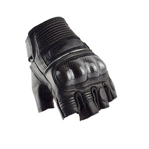 Guantes de Motociclismo Personalizados de Cuero Elástico con Hebilla, Guantes Cortos para Motocross y Deportes al Aire Libre con Marca Personalizada - Product Image 4