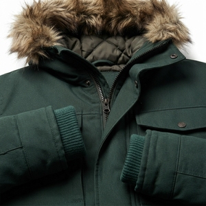 High Quality SUQAINA FASHION GARMENTS Canvas Wax Cotton Hooded Jacket Casual Outdoor Windproof Breathable Warm Durable - Product Image 5
