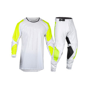 Ensemble de vêtements de motocross pour homme, manches longues, dégradé bleu, pantalon, séchage rapide, polyester, équipement de conduite tout-terrain, toutes saisons - Product Image 2