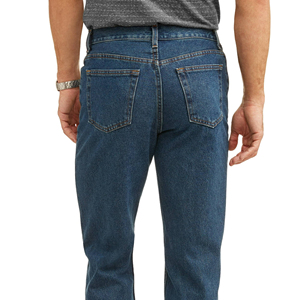 High Quality Custom Denim Pants <b>Men's</b> Casual Classic Loose Fit Pants Vintage Trousers For <b>Men</b> Denim Pants For Sale - Product Image 5