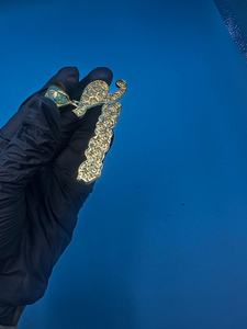 จี้ห้อยคอแบบสั่งทำพิเศษ ตัวอักษรชื่อ โลโก้ ประดับเพชร VVS มอยส์ซาไนต์ สไตล์ฮิปฮอป เงินแท้ 925 จี้ห้อยคอแบบสั่งทำพิเศษ จี้ห้อยคอตัวอักษรย่อ - Product Image 2