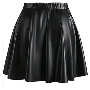 Jupe en cuir décontractée pour femme de haute qualité, personnalisée, pour l'entraînement, vente en gros - Product Image 4