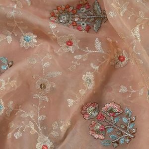 Luxury Heavy Weight Embroidered <b>Sequin</b> Fabric Wave Design Mesh Lace <b>Material</b> For Bridal Wedding Evening Gown Couture Fashion App - Product Image 4