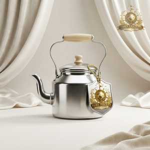 Luxury Wooden <b>Teapot</b> <b>With</b> Lid Handcrafted Natural Wood <b>Tea</b> Kettle Vintage Drinkware For Hotel Restaurant And Home Kitchen - Product Image 2