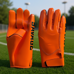 Gants de football américain STARTECH Pro Grip pour receveur, antidérapants, haute rétention d'air, pour droitier, fermeture à enfiler, pour le sport - Product Image 3