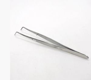 Pinzas Dentales de Acero Inoxidable, Pinzas de Posicionamiento de Doble Curvatura Fabricadas por Medzora Surgical - Product Image 4