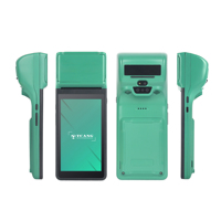 Terminal de point de vente mobile Android 11 intelligent Green T3, machine de paiement sans fil avec imprimante de reçus 58 mm et scanner 2D pour la livraison de nourriture