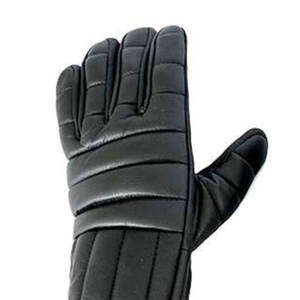 High Quality Genuine Leather Customized Design Sword Gauntlet Fire Proof Fully Palm Padded Sports Protection Fencing Equipment - Product Image 4