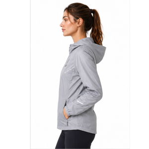 Fashion Forward <b>Women</b> Windbreaker <b>Jacket</b> <b>Lightweight</b> Hooded Windproof Water Resistant Full Zip Outdoor Travel Casual Comfort - Product Image 6