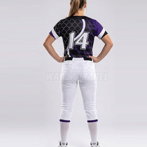 Uniforme de Softbol, Conjunto Deportivo de Tela Ligera con Camiseta y Pantalones para Entrenamiento al Aire Libre - Product Image 2
