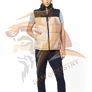 Custom Lightweight Waistcoat Warm Bubble <b>Packable</b> Sleeveless <b>Jacket</b> Adults Size Men Puffer Sleeveless <b>Jacket</b> - Product Image 6