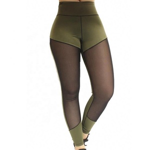 Leggings Femme Personnalisés Prix de Gros Taille Haute Toucher Doux Extensible dans les Quatre Sens Respirant Séchage Rapide Confortable Longueur Genou - Product Image 3