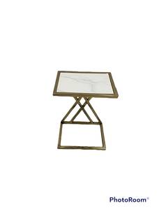 Modern Metal Top <b>Coffee</b> <b>Table</b> with Brass Frame Custom Color Contemporary Living Room Furniture Decorative Home Accent Piece - Product Image 6
