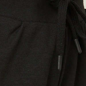 Shorts Deportivos Negros para Mujer, Transpirables, con Botones y Cordón Ajustable, Cintura Elástica, Ropa Deportiva para Calle, Gimnasio, Correr, Secado Rápido, Ropa Deportiva de Verano - Product Image 6