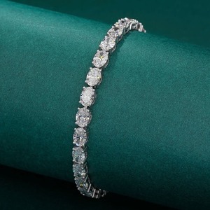 Cadena Cubana y Pulsera de Tenis de Lujo para Mujer - Product Image 3