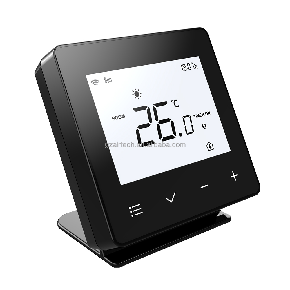 Термостат беспроводной Tuya WiFi MC21 большой дисплей для HVAC/бойлера/клапана/напольной воды/электрических нагревательных батарей