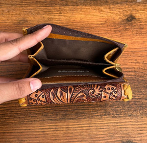 กระเป๋าสตางค์พับสามทบหนังแท้สำหรับผู้หญิงหรูหราสไตล์ยาว RFID ขายดีเครื่องประดับแฟชั่นสารพัดประโยชน์ - Product Image 6