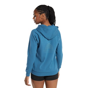 Sudaderas con cremallera estampadas de alta calidad para mujer con logotipo frontal bolsillos canguro tela de lana estilo Hip-Hop temporada Otoño/Invierno - Product Image 4