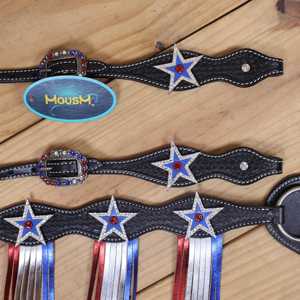Ensemble d'équipement équestre Western : Têtière, Collier de poitrée, Rênes, Selle – Cuir durable de haute qualité, personnalisable, équipement complet parfait - Product Image 5