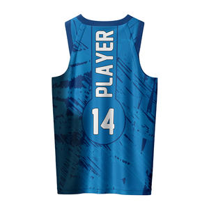 Uniformes de Baloncesto Personalizados para 4 Juegos, 100% Poliéster, Malla Transpirable, Absorbe la Humedad, Secado Rápido, Conjunto de Camisetas sin Mangas - Product Image 3