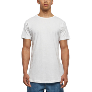 Men's <b>White</b> Short Sleeve O-Neck T-Shirt Regular Fit Solid Color Casual Jersey Cotton <b>Tee</b> - Product Image 1