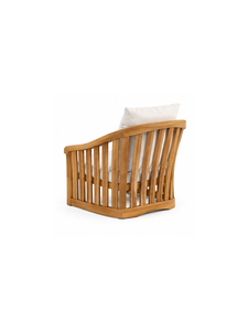 Chaise de salle à manger moderne de luxe en teck massif avec coussin rembourré de qualité supérieure pour meubles de salon intérieur - Product Image 6