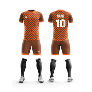 Top Custom Polyester Mesh Soccer Uniform Suit Quick Dry Soccer Wear Uniform <b>Sets</b> <b>Cheap</b> OEM Service Top Wear - Product Image 4