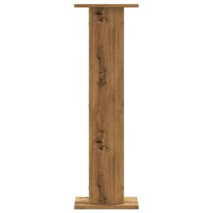 2 supports pour plantes en bois d'ingénierie, style chêne artisanal, 11,8x11,8x37,4 pouces, pour l'extérieur - Product Image 4