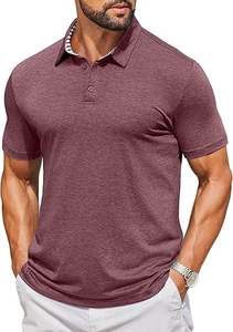 Camisetas Polo Casuales de Talla Grande 100% Algodón para Hombre - Tejido de Punto Estampado Transpirable y de Secado Rápido de Manga Corta - Product Image 5