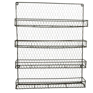 Fabulous Design 4 Tier New Arrival Storage Shelves & Units <b>Spice</b> <b>Rack</b> Home Use Kitchen <b>Rack</b> Glass Iron Metal Bathroom Use - Product Image 3