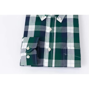 Chemise à carreaux décontractée, design confortable à manches longues, tissu doux et durable pour les activités de plein air, les voyages, chemise en flanelle pour homme, qualité supérieure - Product Image 3