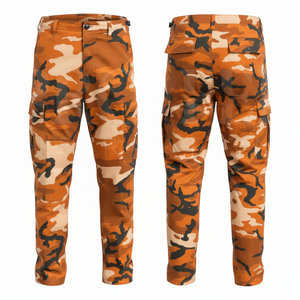 Multi Purpose Custom Design <b>Camouflage</b> <b>Cargo</b> Pants Lightweight Cotton New Style Multi Pocket Slim Fitted Outdoor Trousers Pants - Product Image 6