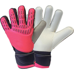 Gants de frappe en cuir rose, ambidextres, rembourrés, fermeture auto-agrippante, unisexes, pour entraînement adulte - Product Image 1