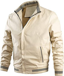 Chaqueta de bombardero de invierno para hombre de gran tamaño, chaquetas de bombardero de Color sólido para hombre, chaqueta de bombardero para hombre - Product Image 4
